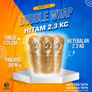 Bubble wrap Hitam 2.3 kg GMP