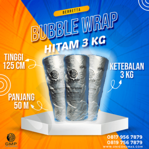 Bubble wrap Hitam 3 kg GMP