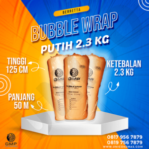 Bubble wrap putih 2.3 kg GMP